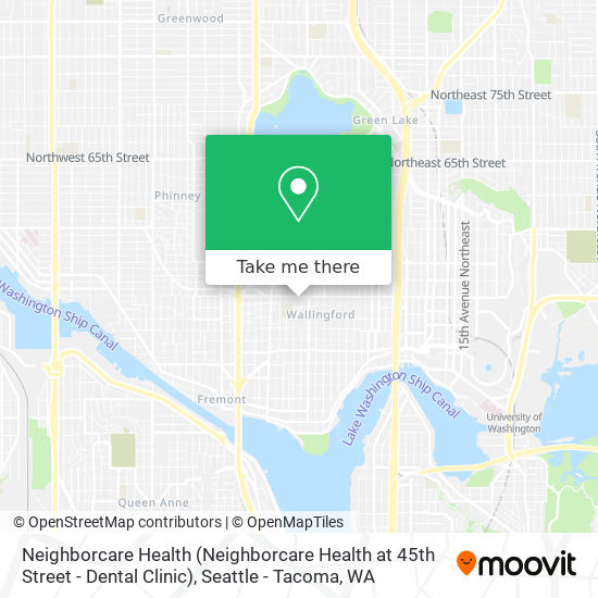 Mapa de Neighborcare Health (Neighborcare Health at 45th Street - Dental Clinic)