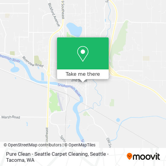 Pure Clean - Seattle Carpet Cleaning map