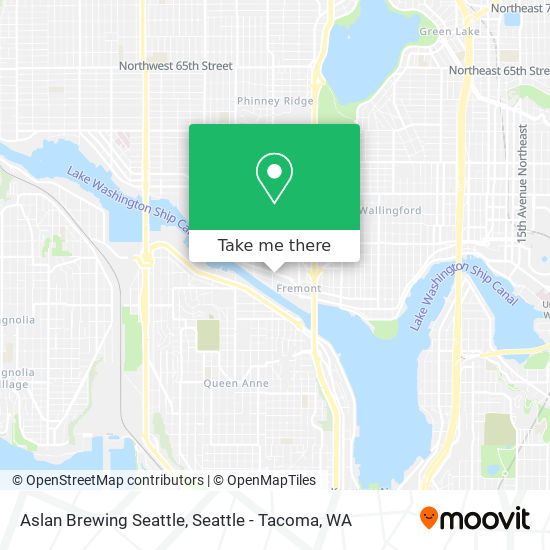 Aslan Brewing Seattle map