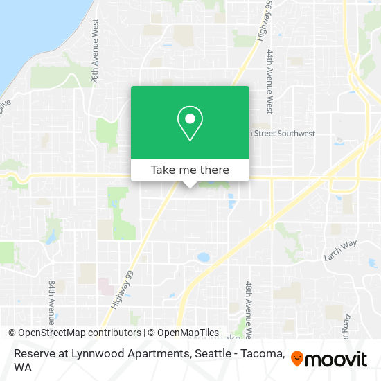 Reserve at Lynnwood Apartments map