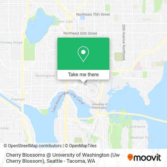 Cherry Blossoms @ University of Washington (Uw Cherry Blossom) map