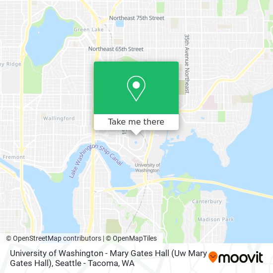 University of Washington - Mary Gates Hall (Uw Mary Gates Hall) map