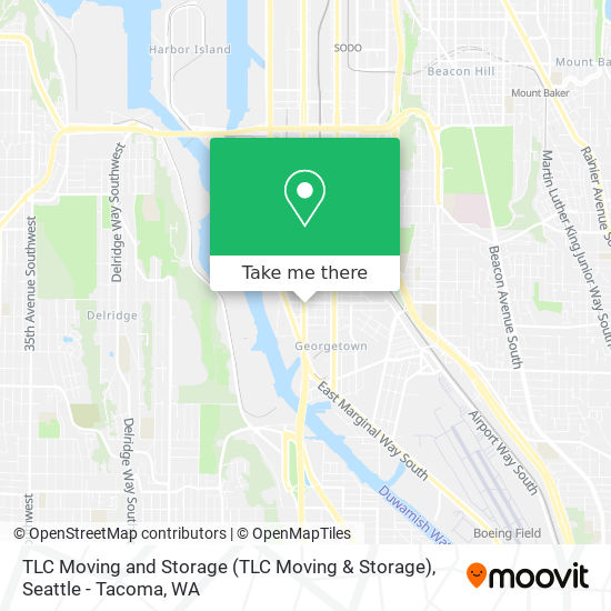 TLC Moving and Storage map