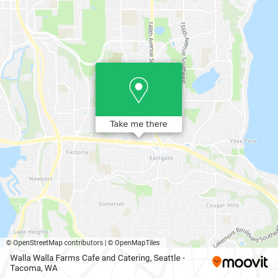 Walla Walla Farms Cafe and Catering map