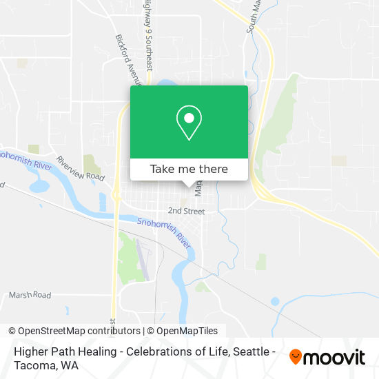 Higher Path Healing - Celebrations of Life map