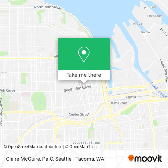 Mapa de Claire McGuire, Pa-C