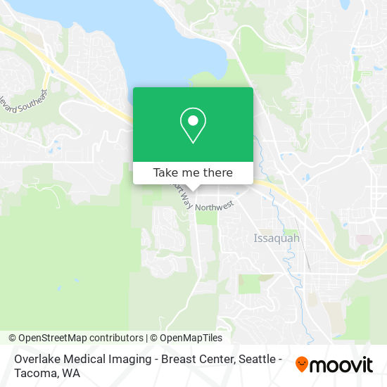 Mapa de Overlake Medical Imaging - Breast Center