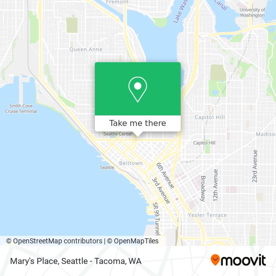 Mary's Place map