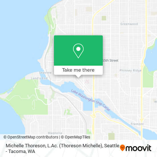 Michelle Thoreson, L.Ac. (Thoreson Michelle) map