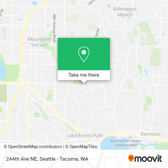 244th Ave NE map