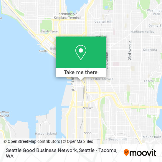 Seattle Good Business Network map