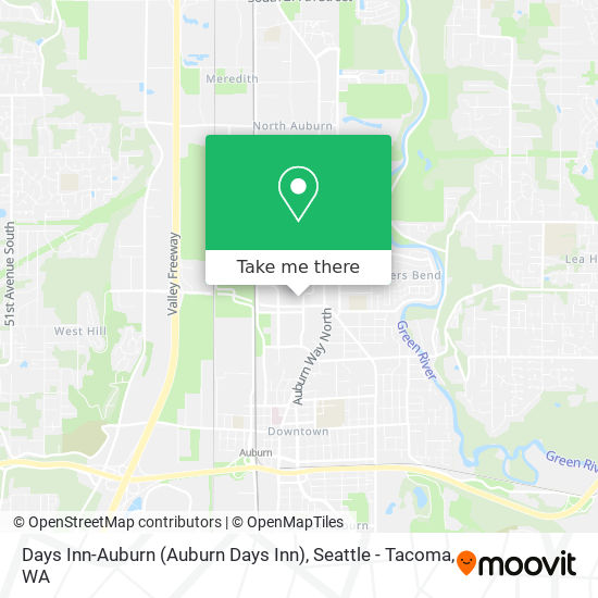 Mapa de Days Inn-Auburn