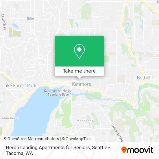 Heron Landing Apartments for Seniors map