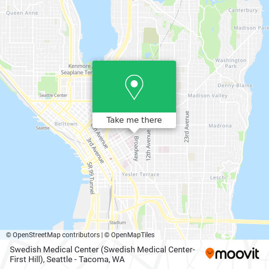 Mapa de Swedish Medical Center (Swedish Medical Center-First Hill)