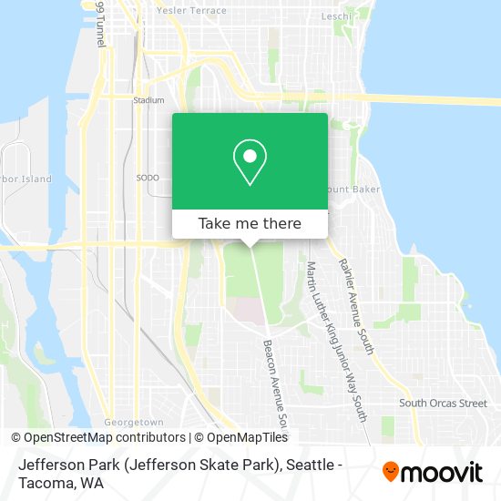 Jefferson Park (Jefferson Skate Park) map