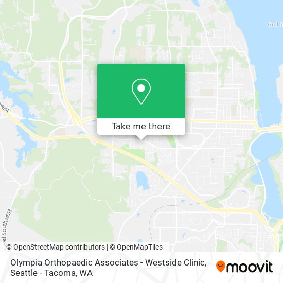 Mapa de Olympia Orthopaedic Associates - Westside Clinic