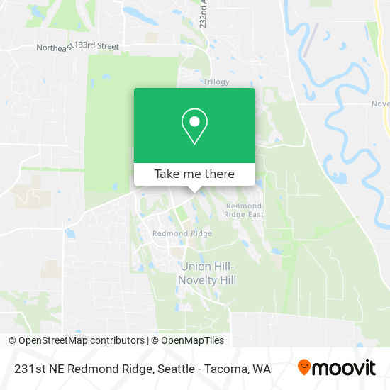 Mapa de 231st NE Redmond Ridge