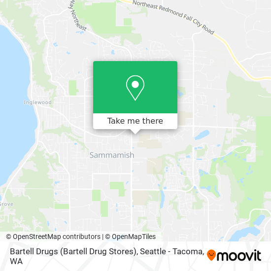 Bartell Drugs (Bartell Drug Stores) map