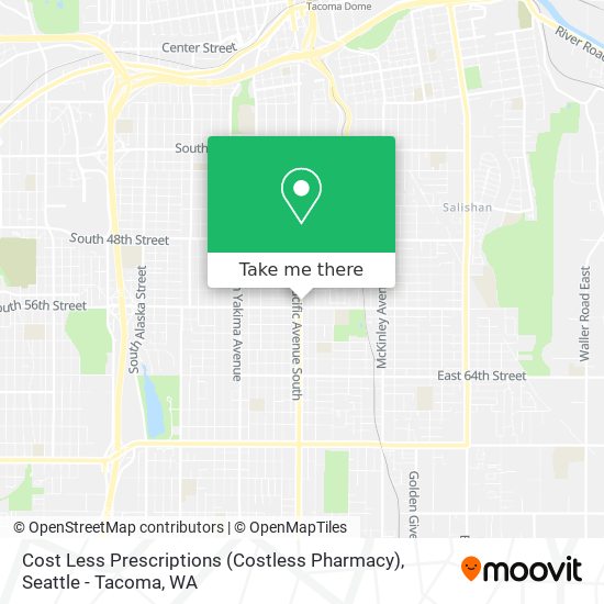 Cost Less Prescriptions (Costless Pharmacy) map
