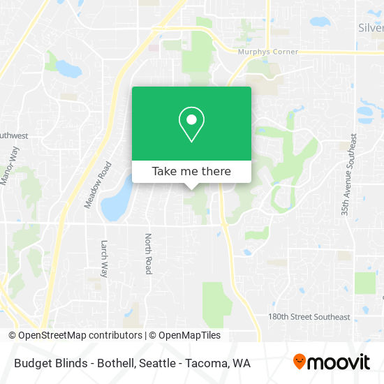 Budget Blinds - Bothell map