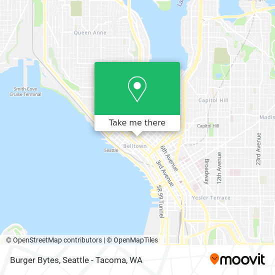 Mapa de Burger Bytes