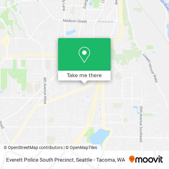 Mapa de Everett Police South Precinct