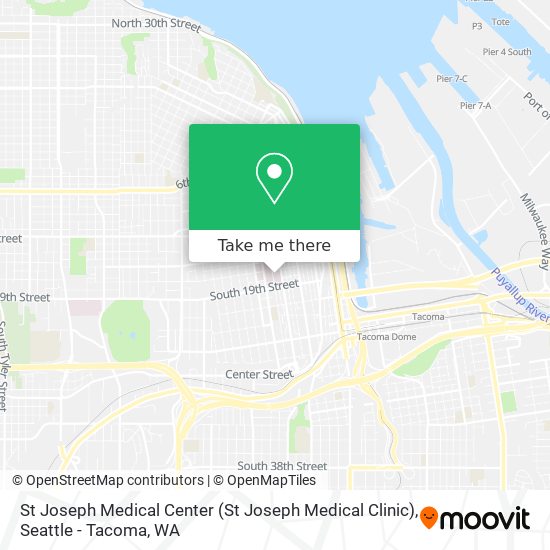 Mapa de St Joseph Medical Center