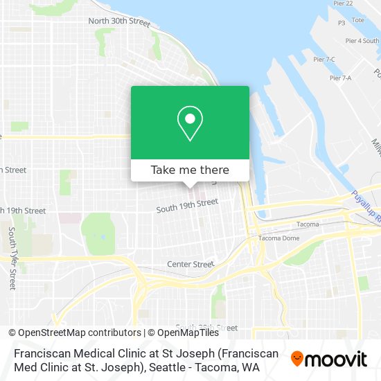 Franciscan Medical Clinic at St Joseph (Franciscan Med Clinic at St. Joseph) map