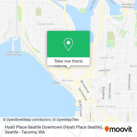 Hyatt Place-Seattle Downtown map