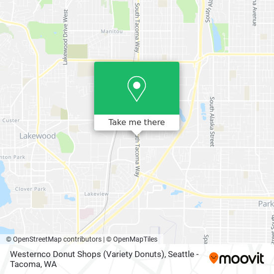 Westernco Donut Shops (Variety Donuts) map