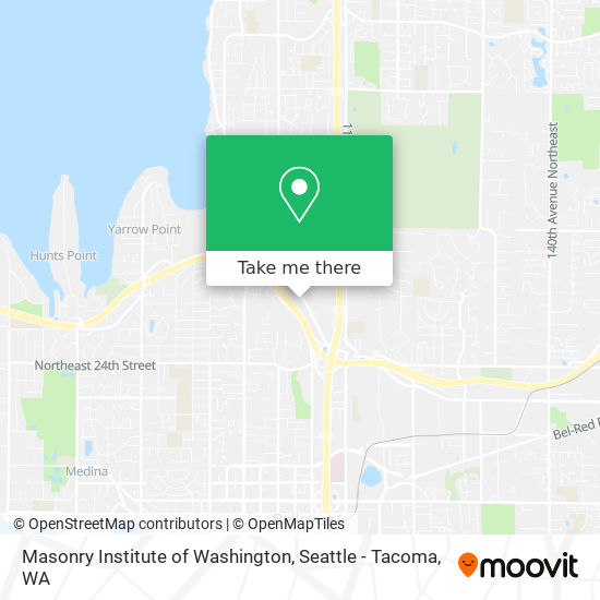 Mapa de Masonry Institute of Washington