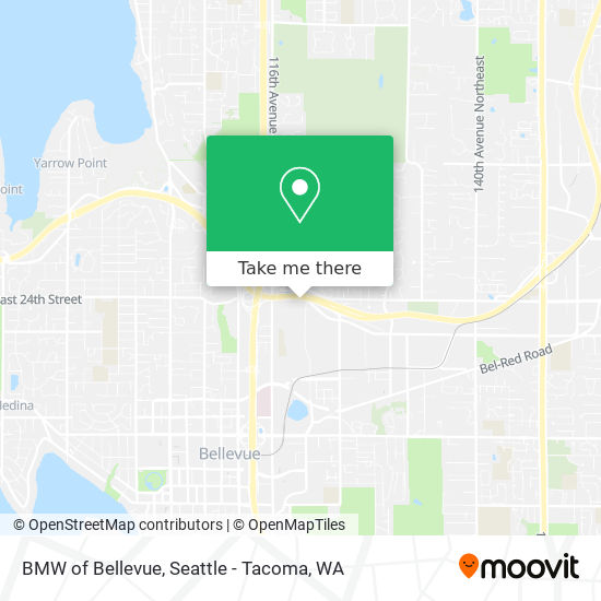 Mapa de BMW of Bellevue