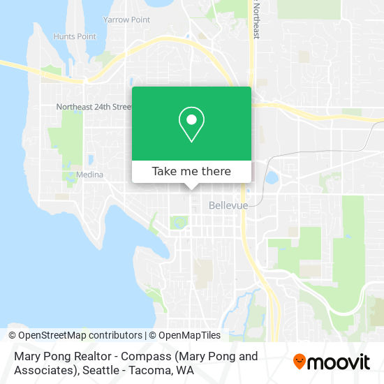 Mapa de Mary Pong Realtor - Compass (Mary Pong and Associates)