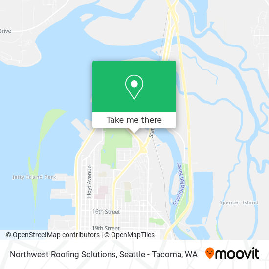 Northwest Roofing Solutions map