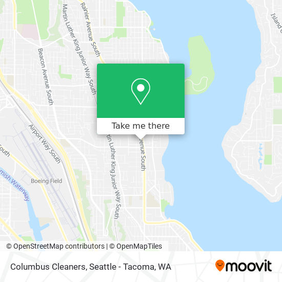 Columbus Cleaners map