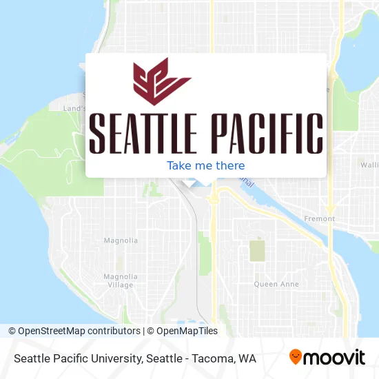 Seattle Pacific University Map How To Get To Seattle Pacific University By Bus, Light Rail Or Ferry?