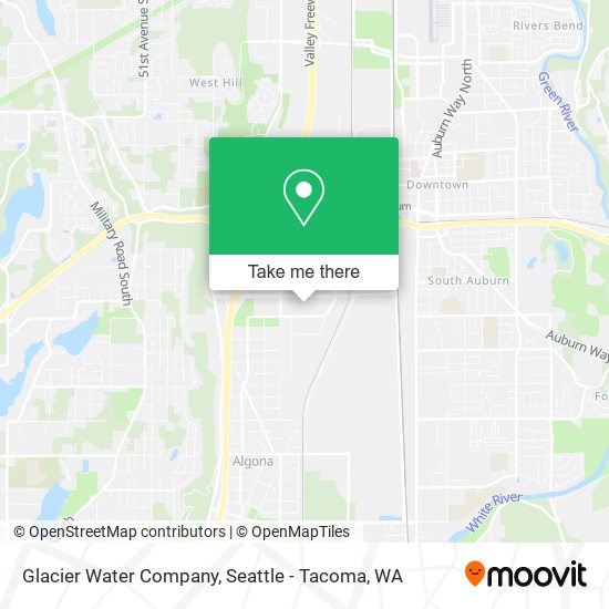 Glacier Water Company map