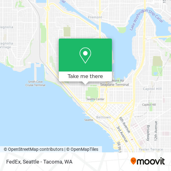 FedEx map