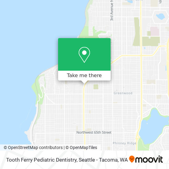 Tooth Ferry Pediatric Dentistry map