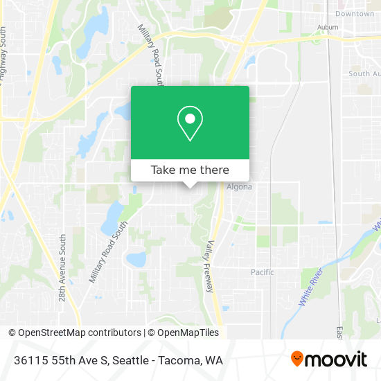 Mapa de 36115 55th Ave S