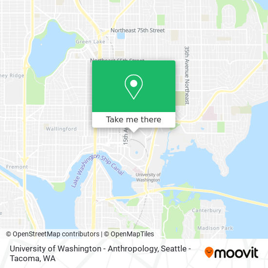 Mapa de University of Washington - Anthropology