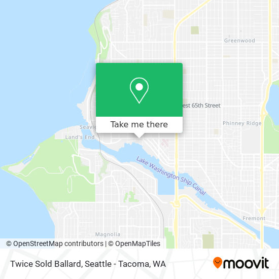 Mapa de Twice Sold Ballard