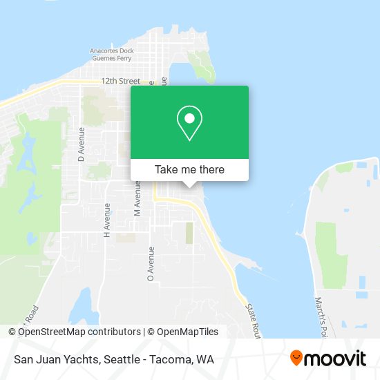 Mapa de San Juan Yachts