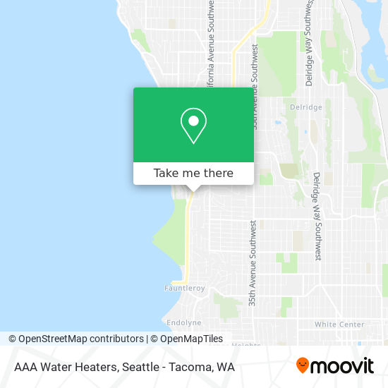 AAA Water Heaters map