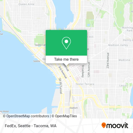 FedEx map