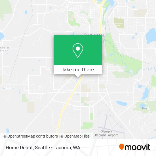 Home Depot map