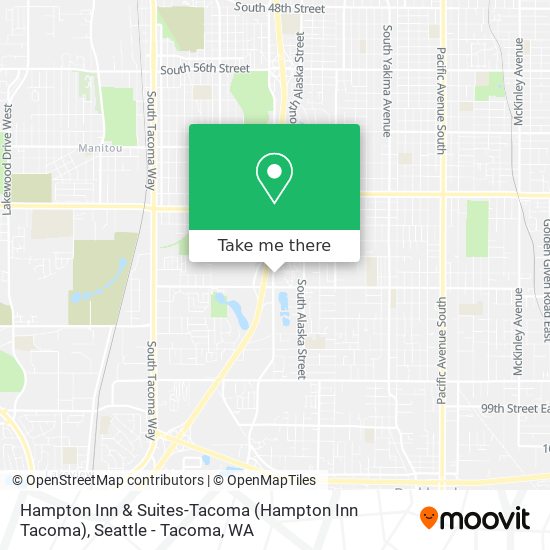 Hampton Inn & Suites-Tacoma map