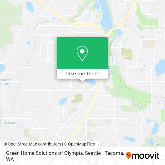 Green Home Solutions of Olympia map