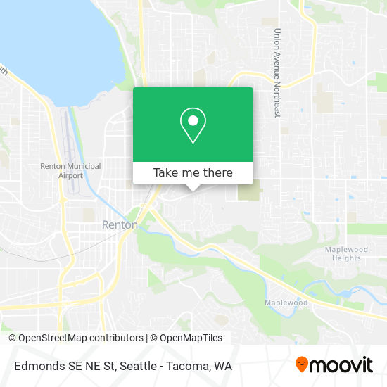 Edmonds SE NE St map