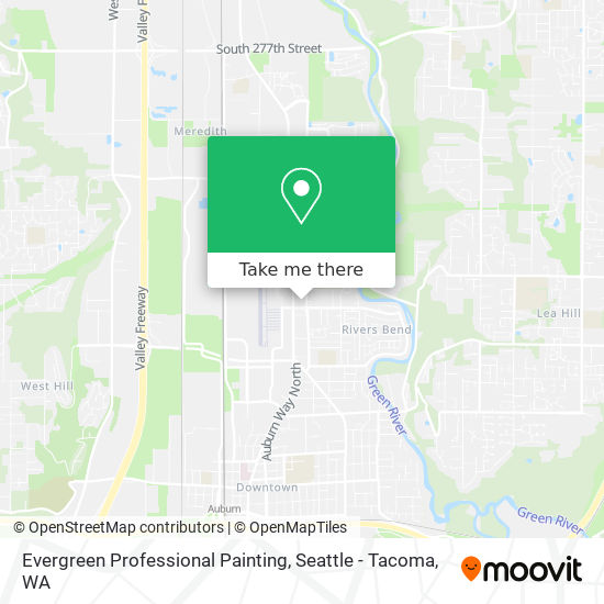 Evergreen Professional Painting map